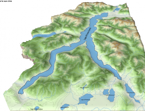 Il Lago di Como (Lario) e le sue cime